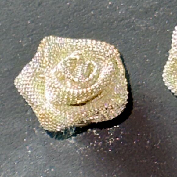 NWTs Sterling Silver Rose Studs - Picture 2 of 3